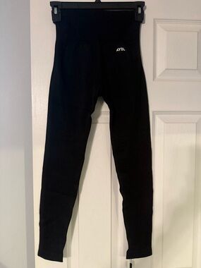 AYBL Black High-Waist Performance Leggings